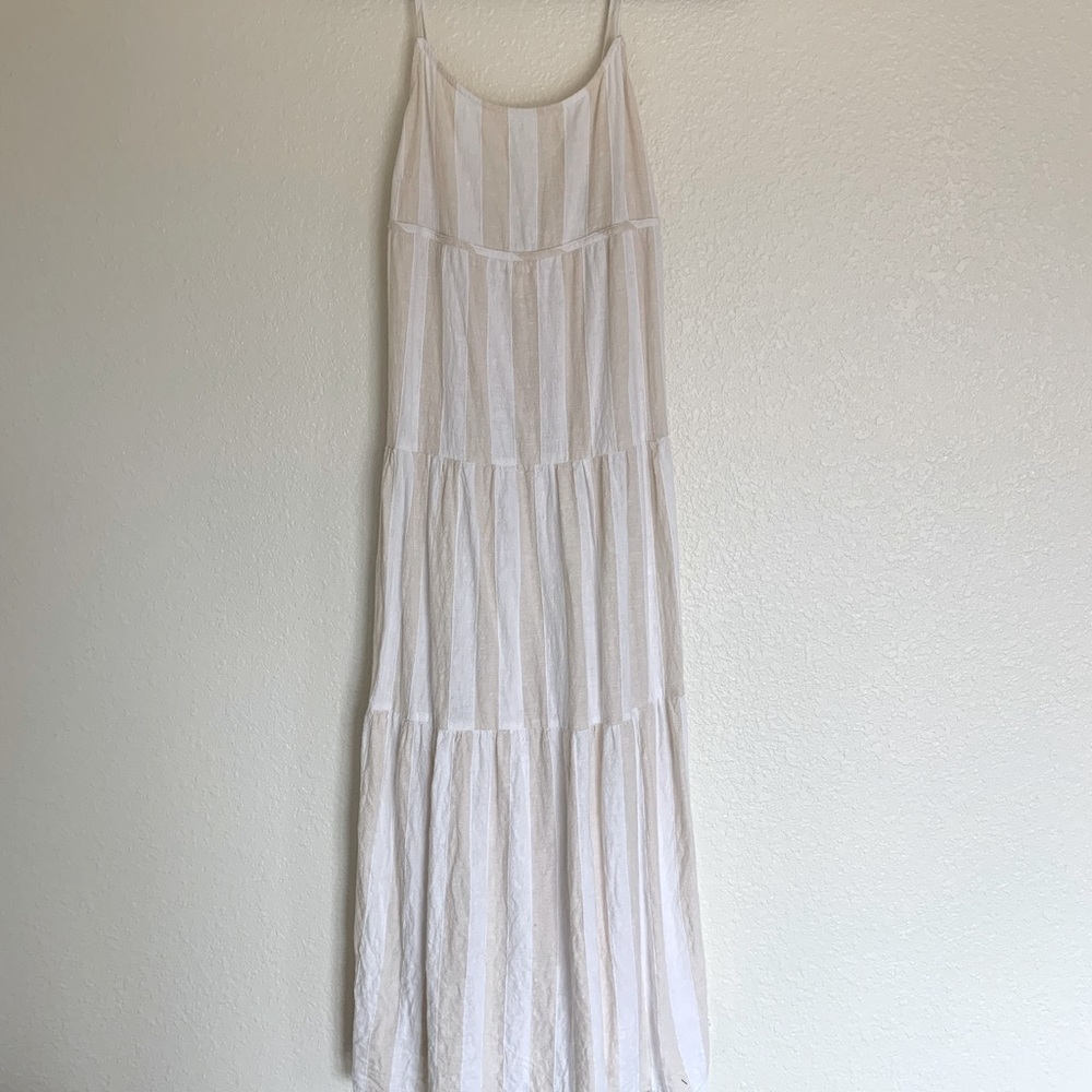 Cloth & Stone stripe linen maxi dress